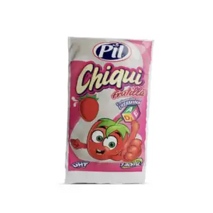 LECHE SABOR FRUTILLA CHIQUIS SACHET 140 ML