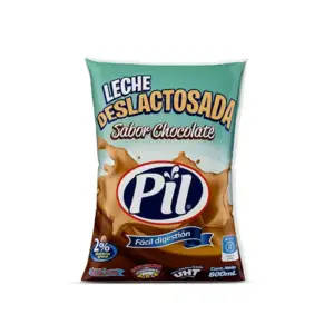 LECHE DESLACTOSADA CHOCOLATADA UTH BOLSA 800 ML