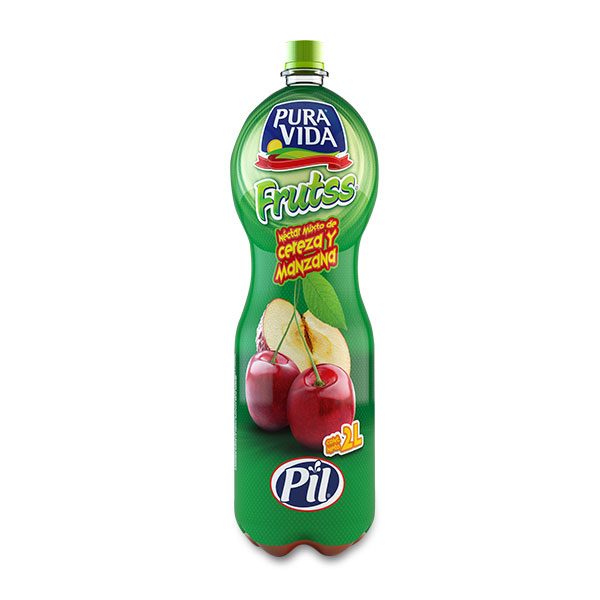 Pura Vida Frutss Cereza Y Manzana 2l Pil Andina